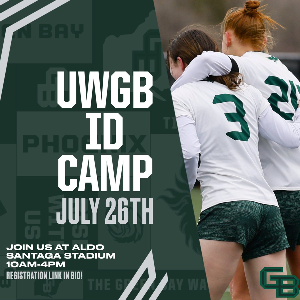 gbphoenixwsoc's tweet photo. Limited Spots Available⏰
Bring your competitiveness. Bring your work ethic. Bring your personality. See you on the field this Sunday😈
#FuturePhoenix #Riseup #idcamps #getrecruited https://t.co/y2Mq6A6JDc