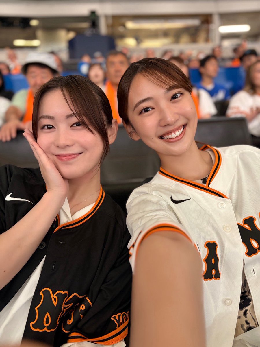 shima_tabata's tweet photo. 先日プライベートで美学さんと野球観戦⚾️
楽しかった~♡ https://t.co/NlWb2VbWlq