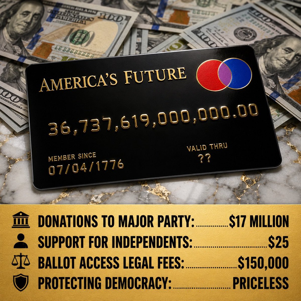 LarrySharpe's tweet photo. The two party system has millions to keep independent candidates like Larry off the ballot.
We can do a lot with a little because we're fighting for justice and the people of New York. The donation link is in the comments. Thanks. https://t.co/3Crvvg3knC