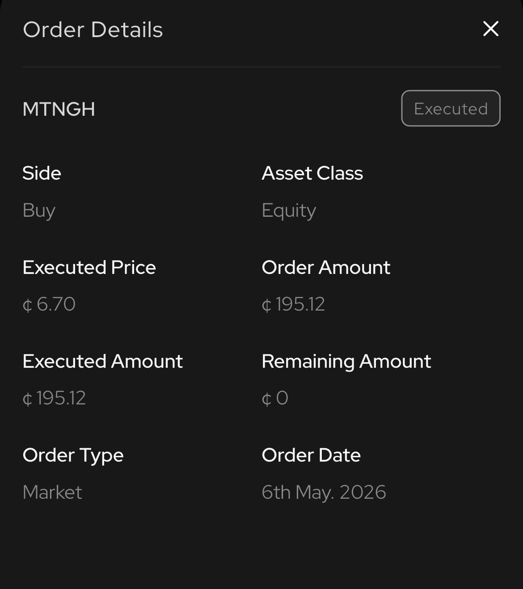 _theblackbolt's tweet photo. I started investing on Ghana Stock exchange (GSE) back in May. There was always the fear associated with emerging markets such as liquidity issues. I didn’t know what to expect but so far so good. https://t.co/tUgcTs9Saa