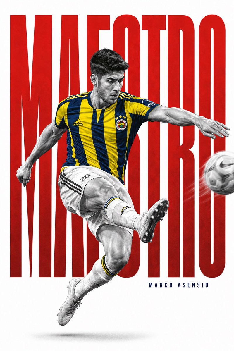 createdbyog's tweet photo. Birkaç farklı yapay zekayı deneyip futbolcularımızın görsellerini hazırlayacağım. Resimleri flood'un devamında bulabilirsiniz. İlk olarak maestro Asensio ile başlıyoruz! 👇 https://t.co/1Kzx1H7yGH