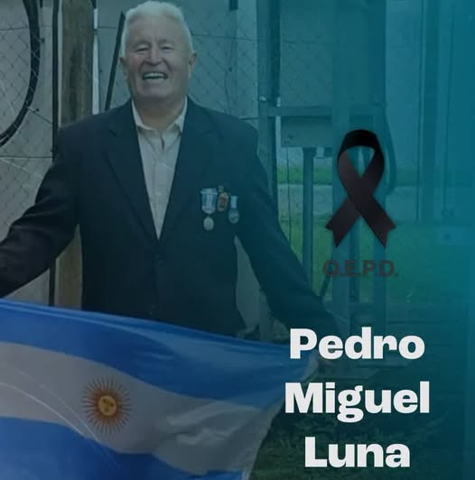 DarwinTera2877's tweet photo. Pedro Miguel Luna, integrante del Batallón de Infantería de Marina N.º 5, falleció en las últimas horas. Combatió en defensa de la soberanía argentina durante la Guerra de Malvinas, dejando un legado de compromiso y servicio a la Patria. QEPD. https://t.co/Op77dfZ62B