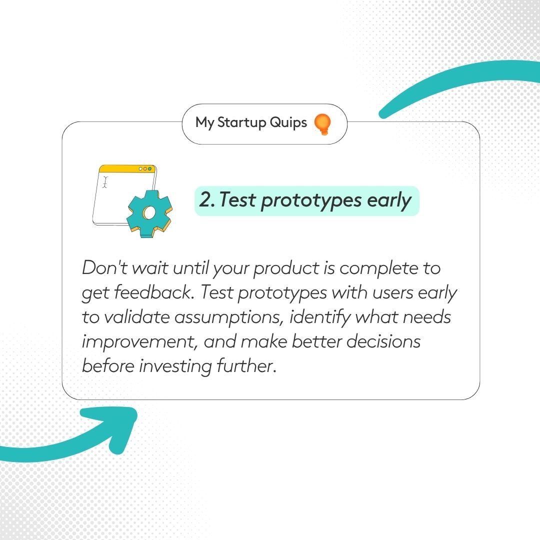 MESTAfrica's tweet photo. This week's edition of My Startup Quips highlights why research, early testing, and continuous user feedback are essential to building products that solve real needs.

The goal isn't to get it right the first time. It's to learn quickly, improve consistently, and make better product decisions with every iteration.

Save this for your next product review.

My Startup Quips by Olufemi Adewumi @Fimo45, Director of Operations, MESTx

#MyStartupQuips #MESTAfrica #MESTx