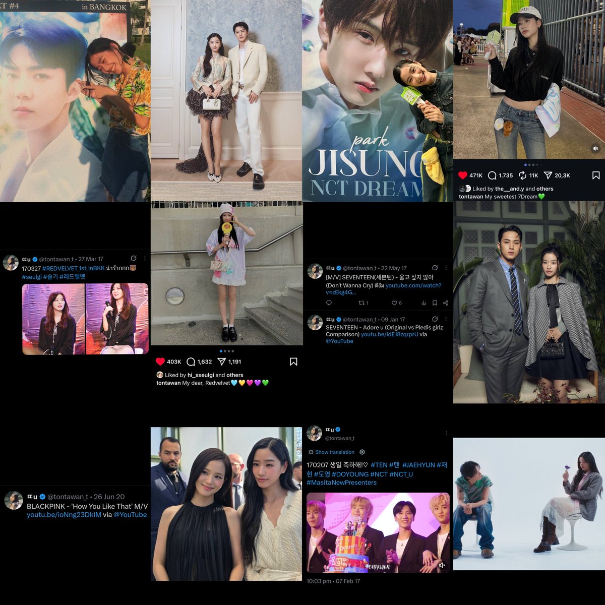 lovelytu_'s tweet photo. She's living every kpop fangirl's dream

#tontawan @tontawan_t https://t.co/emTWCljJe2