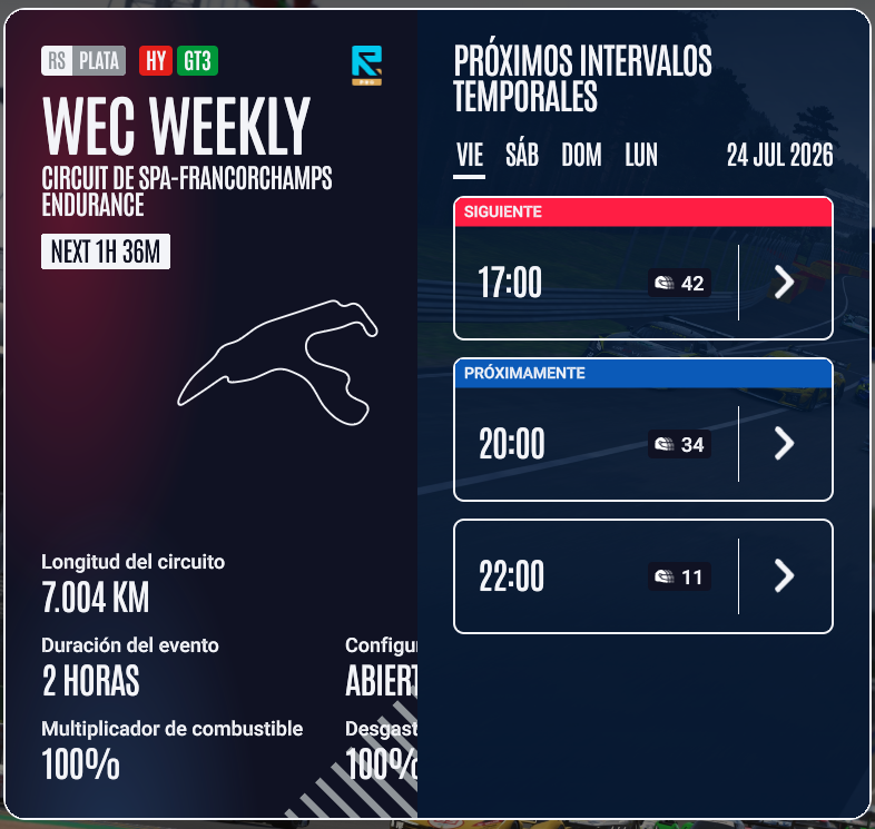 Stradi81's tweet photo. 🔴🔴 Arrancamos Directo 🔴🔴

Hoy a las 20:00h corremos con Hypercar en @LeMansUltimate  

Sorteo Activo para Suscriptores - @fanatec CSL DD QR2 Ready2Race

🔴https://t.co/vuu1gkcRv7
🔴https://t.co/vuu1gkcRv7 https://t.co/MQIfTka97x