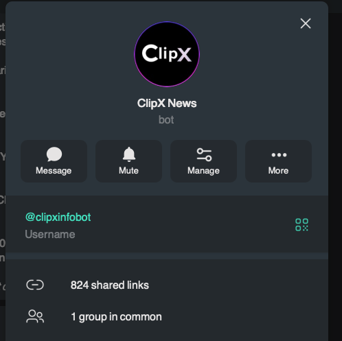 ClipX0_'s tweet photo. If you don't know,

We have a telegram bot that delivers all updated market news 24/7

Totally Free
Can run into inbox; also works into group
Done: Its will gives daily update 24/7

Bot :  https://t.co/sz8cExwqnW https://t.co/W9rG9550Oh