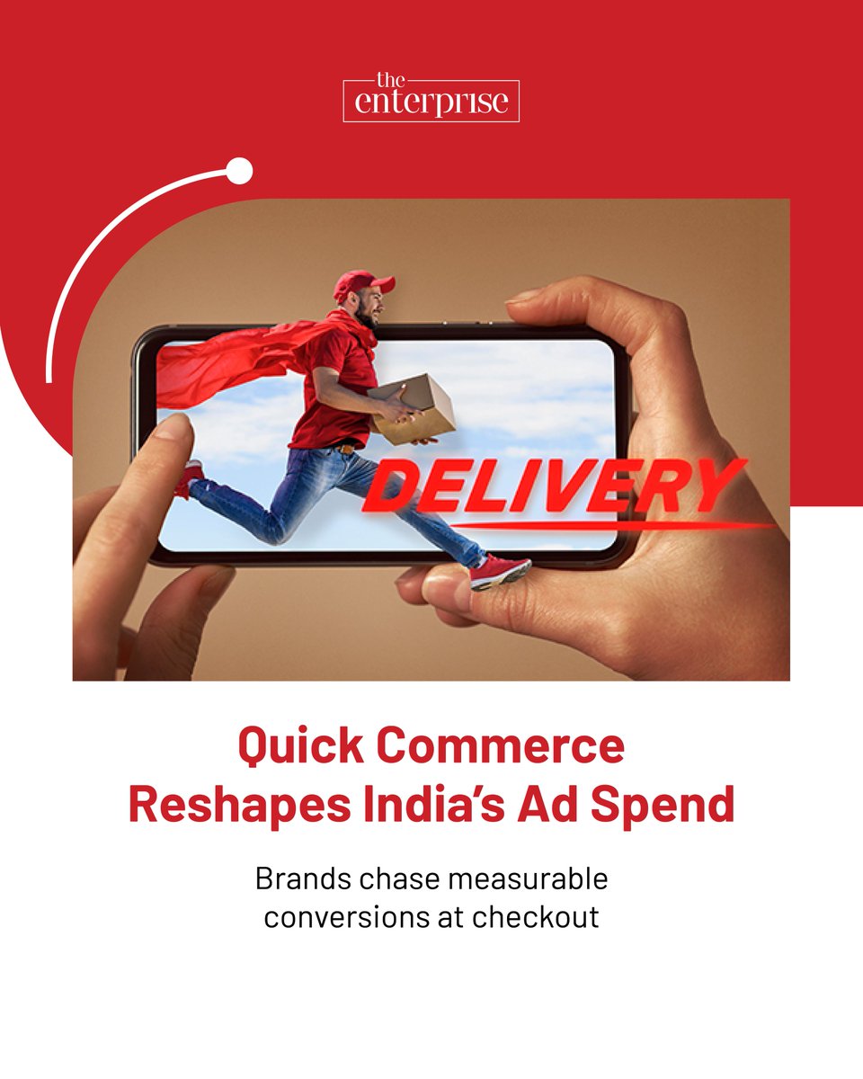 AtTheEnterprise's tweet photo. Quick commerce is reshaping ad spend as brands chase faster, measurable conversions.
🌐:https://t.co/cVAV3f9F4n
#QuickCommerce
#RetailMedia
#AdTech
#FMCG
#Marketing https://t.co/AhhyPAIxIX