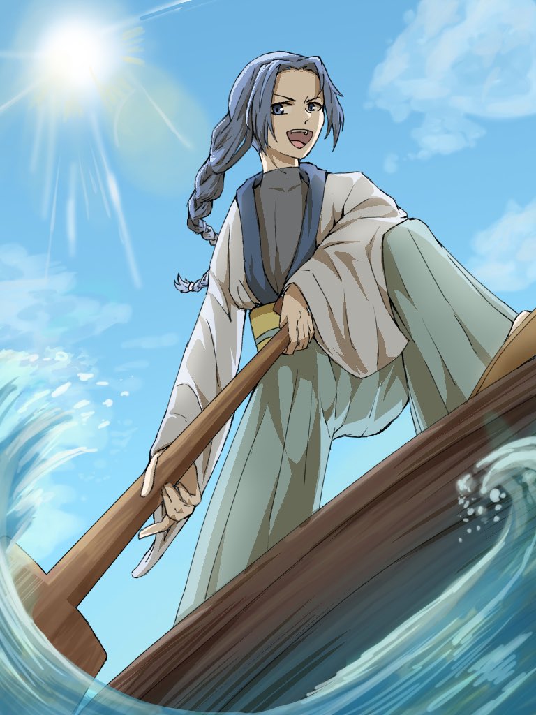 mtkSShntm's tweet photo. 夏っぽいオリキャラ作ってみた！
 #オリキャラ
#夏の創作クラスタフォロー祭り https://t.co/6EeJNYMC1e