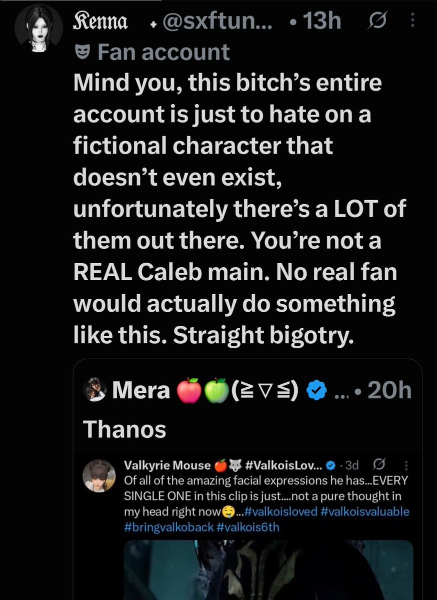 Nowayjose201837's tweet photo. Everyone please block and report this weirdo for harassment for being mad at someone for not liking an unreleased fictional character. Thats so weird lol https://t.co/0Wbdjk6jn5