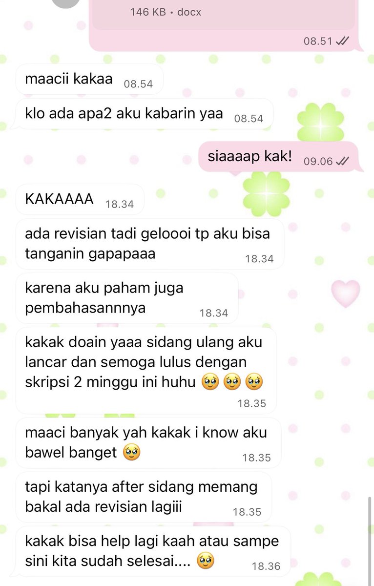 sheisdollyy's tweet photo. 🐬🍄⭐️💘 / latest testi of skripsi.

skripsi dengan totally ubah arah penelitian dengan deadline super duper mepet dan olah data kilat, bisa banget di annie yah ;) https://t.co/NkQL1dvGXa