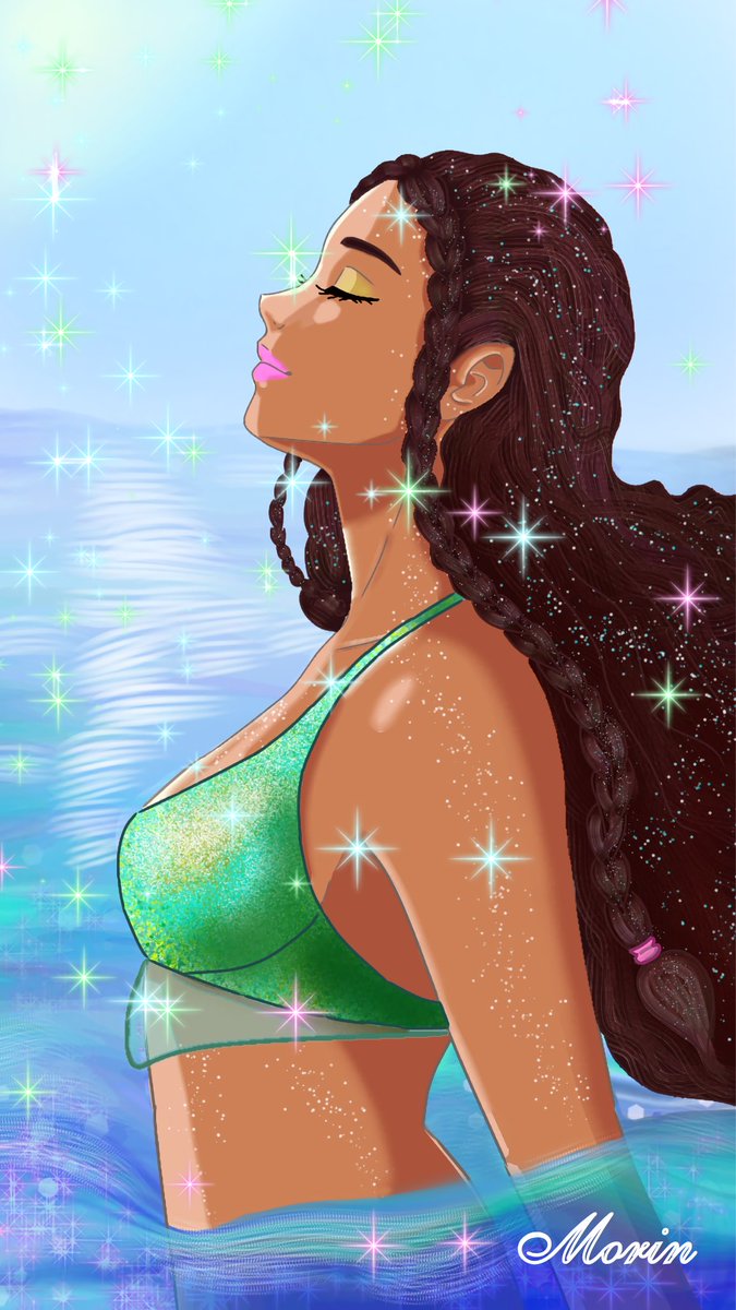 morin_spk's tweet photo. At one with her element. 🌊💙 
#WinxClub #WinxAisha #DigitalArt #Art #FanArt https://t.co/O0jtL3CQjM