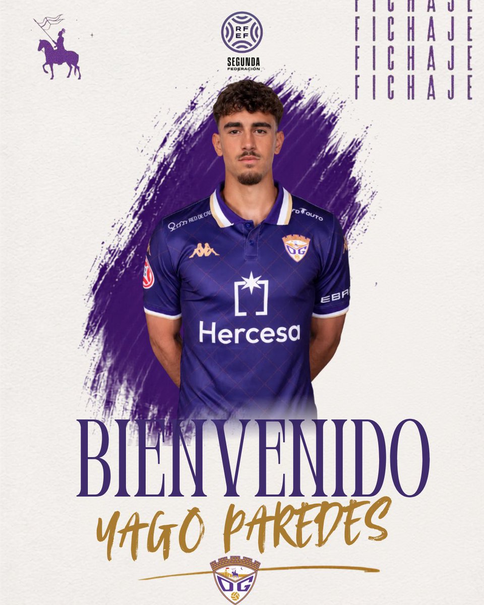 deporguada's tweet photo. Yago Paredes, nuevo jugador del C.D. Guadalajara.

El delantero llega procedente de la U.D. Almería B para reforzar el ataque morado. Con solo 21 años  ya acumula cerca de 100 partidos y 13 goles en Segunda Federación.

¡Bienvenido, Yago! 💪⚽💜 https://t.co/SrzuRv8HRF
