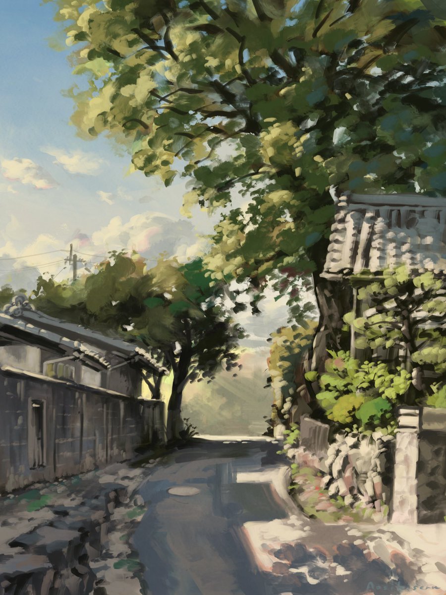 aosi_kiseru's tweet photo. いつもとは違う道で帰った日の記憶 https://t.co/nCOJ959g9E