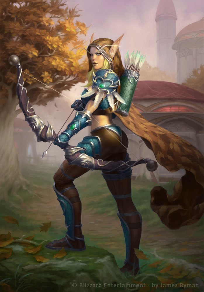 Neasper's tweet photo. High elf Sylvanas design evolution https://t.co/NQCtQyIx96