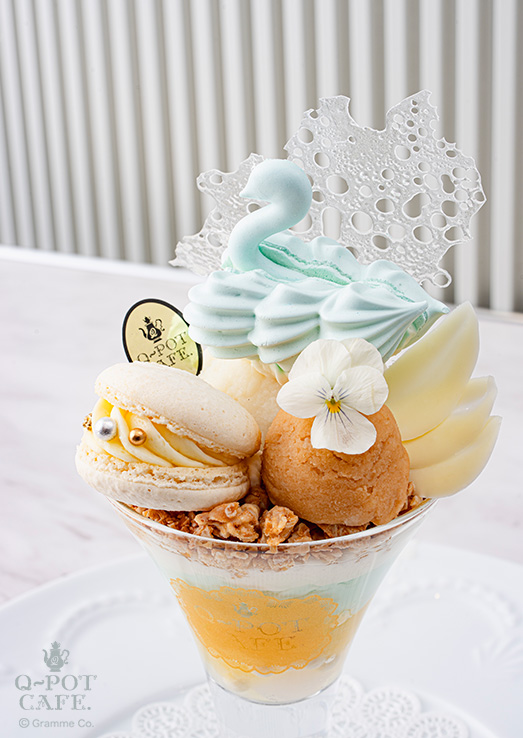 予約スタート】 Q-pot CAFE. Limited Menu ～ Swan Lake Cake