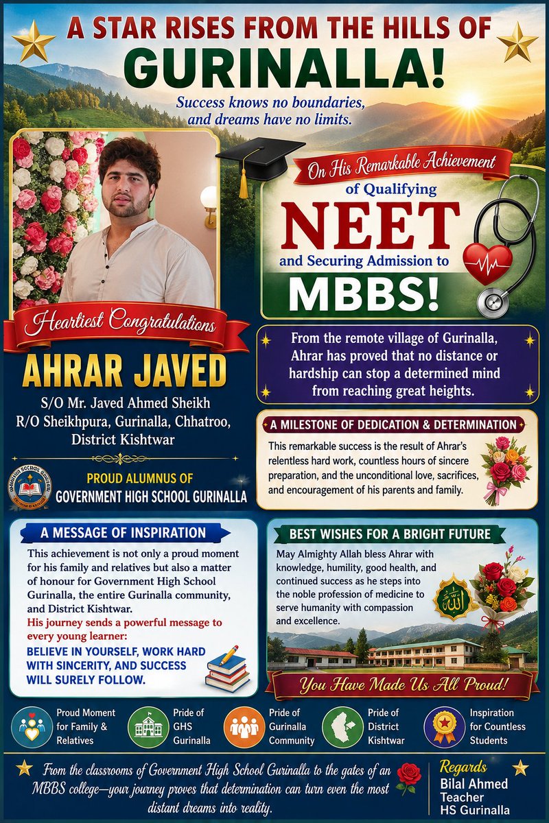 ALHAJBILALAHMED's tweet photo. Heartiest congratulations https://t.co/VQHwT6Rn9H