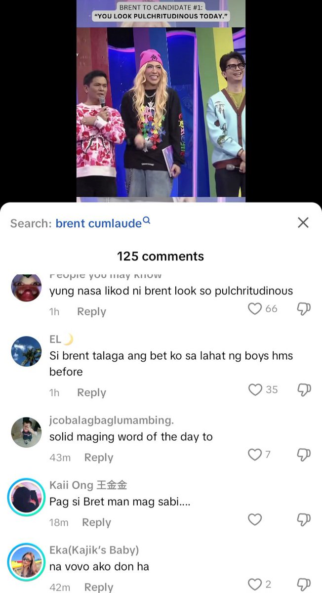 itsclaudiadyyy's tweet photo. Dami na curious sa pa word of the day mo @brentymanalo ang laff ko sa comsec😭🤣 road to 1M views nya hahaha🤭

pls engage kayo here guys

https://t.co/pzV9Vjt3Bo https://t.co/LFYvF42tN3