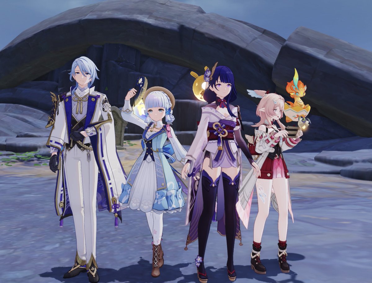 koikoi_ayask's tweet photo. 昨日はアイコンフレームゲットのためにみんなのテイワットハシゴして楽しかった〜✨
試行錯誤しながら打倒ちほでんを達成！やったね😆 https://t.co/us88ugmpup