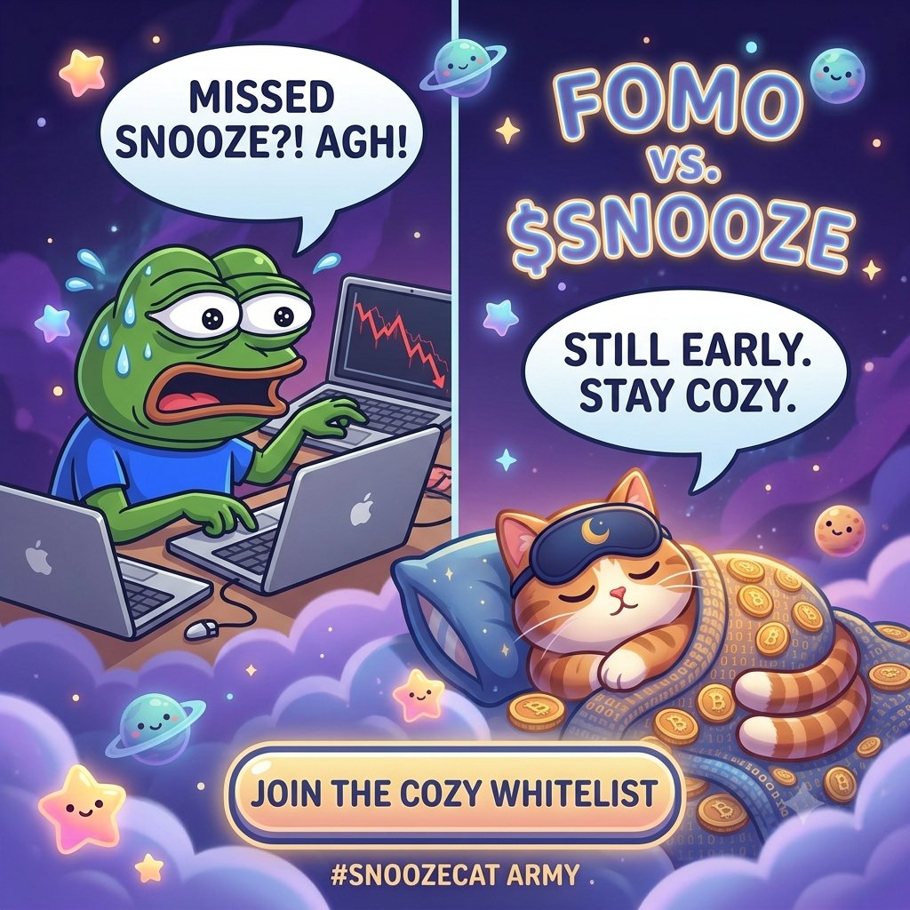 RealSnoozeCat's tweet photo. Stop stressing like Pepe. Join the $SNOOZE nap &amp; stay cozy! 💤 Early whitelist open. Follow, RT &amp; Like to join! 👇
​Hashtags:
#SnoozeCat #Solana #MemeCoin #cashcat #ANSEM‍ #femboy https://t.co/l9eP1XCOOB