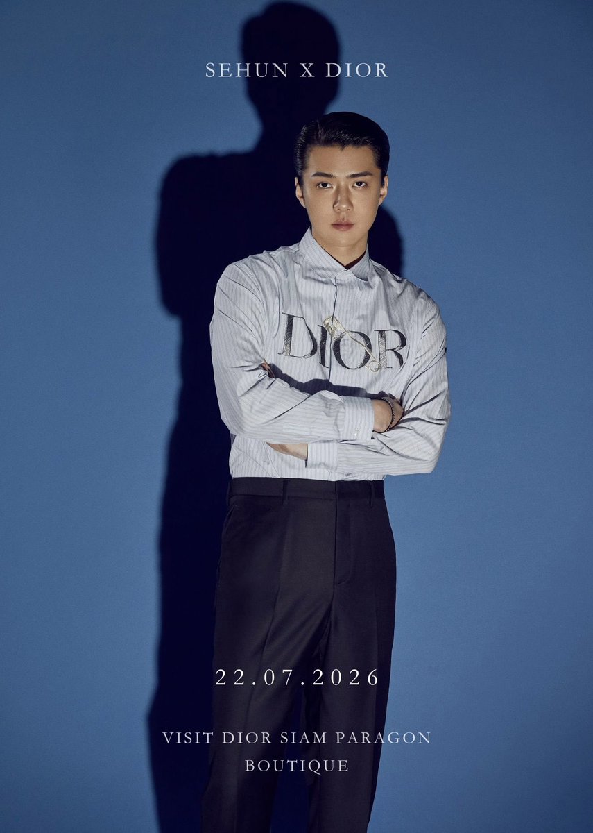 BUBBLETEAHOLIC's tweet photo. EXO-L ไทย เตรียมตัวต้อนรับ #SEHUN ในฐานะแขกคนสำคัญ​ที่จะเดินทางมาประเทศไทย เพื่อเข้าร่วมงาน Dior Siam Paragon Boutique อย่างเป็นทางการ

🗓 วันพุธที่ 22 กรกฎาคมนี้
🕕 เวลา 18.00 น.
📍 Dior Siam Paragon Boutique

#SEHUNxDIOR #Dior https://t.co/FCUnMll1bk