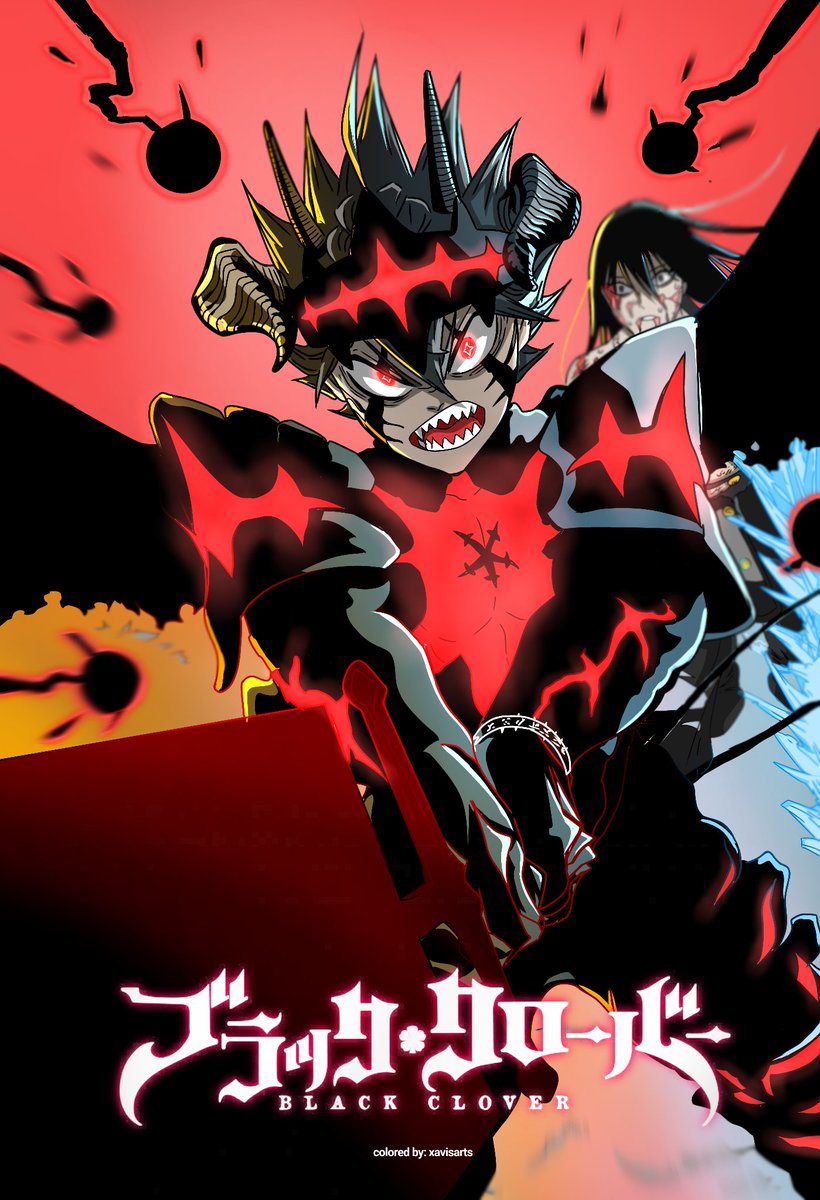 uo_xavisarts's tweet photo. An Inspirational Unofficial cover visual of 

- Black Clover: Demon arc -

 Asta saves Nacht 

#ブラクロ #BlackClover https://t.co/pIDJOwoNz3