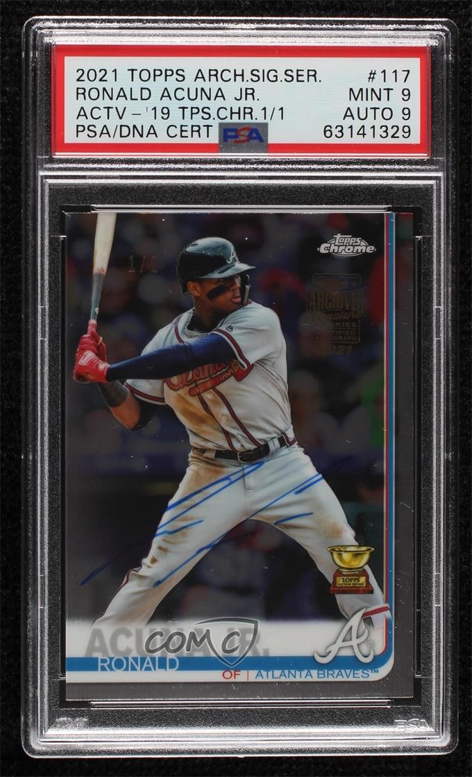 Ronald Acuna Jr. の1/1、市場での動向が気になる一枚です。 💎 1/1