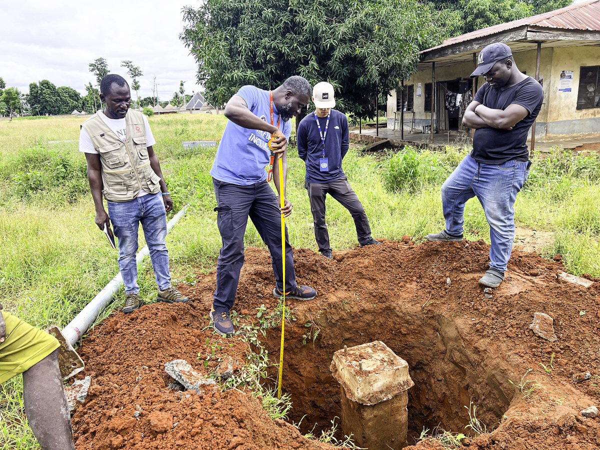 CCFNigeria's tweet photo. As part of ongoing efforts to support internally displaced persons (IDPs) and host communities in Benue State, @CCFNigeria , in partnership with @unhcrnigeria , conducted a supervision and monitoring visit to the ongoing perimeter fence construction at the Primary Health Centre (PHC) in Yelewata.

The joint monitoring exercise, carried out by Caritas Nigeria engineers and the UNHCR team, assessed the quality of work and provided technical guidance to ensure the project meets the required standards. Now 90% complete, the perimeter fence will enhance the security of the health facility, creating a safer environment for healthcare workers, patients, and the wider Yelewata community.

During the visit, the team also inspected the PHC's solar-powered system and carried out technical adjustments to improve its efficiency, ensuring a more reliable and sustainable power supply for healthcare services.

This intervention is implemented under UNHCR's Solutions for Internally Displaced Persons in Nigeria (SIDPIN) Project, which aims to strengthen protection and improve access to essential services for displaced persons and host communities.

Together with our partners, Caritas Nigeria remains committed to delivering sustainable protection interventions and improving access to quality services for vulnerable communities.

We appreciate @unhcrnigeria for its continued partnership in building safer, healthier, and more resilient communities.
#SIDPIN
#ProtectionServices 
#IDPs 
#CommunityProtection 
#HealthcareAccess 
#HumanitarianResponse