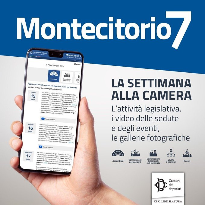 Camera dei deputati tweet media