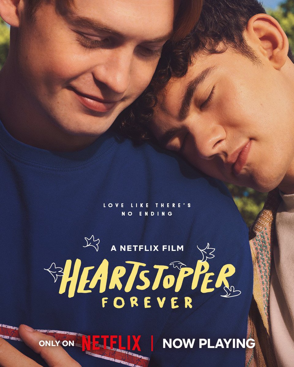 Fabby34's tweet photo. Je viens de regarder ce film final a la série
Que dire il est trop génial 
On ressens l'amour si fort quoiqu'il arrive
Comment ne pas verser sa petite larme....
Merci @NetflixFR @hearstopper https://t.co/ntKAb0JVWe