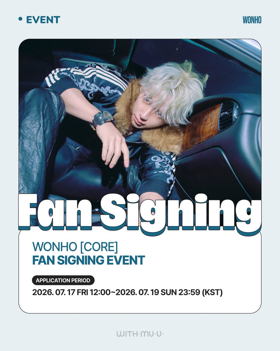 themalificent's tweet photo. #WONHO #원호 CORE schedule so far:

July 17th - MV Teaser 
18th - Mystery in Seongsu
19th - Highlight Medley
21st - Album Release
23rd - M Countdown
24th - Music Bank &amp; Withmuu Fansign https://t.co/VLd6OSTpRL