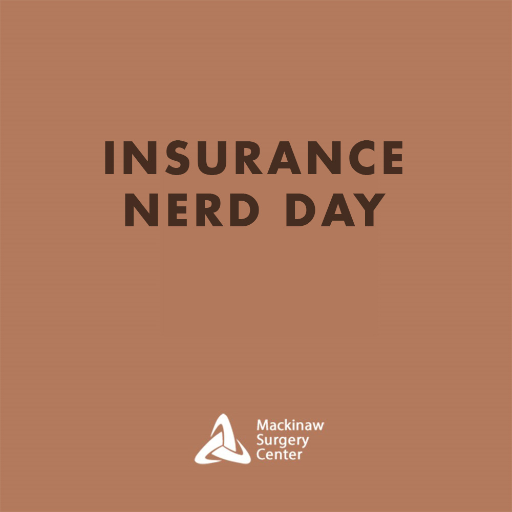 MackinawSurgery's tweet photo. On Insurance Nerd Day, we recognize the value of understanding coverage and navigating healthcare with confidence.
#insurancenerdday #healthinsurance #mackinawsurgery https://t.co/gXz4VrcB9o