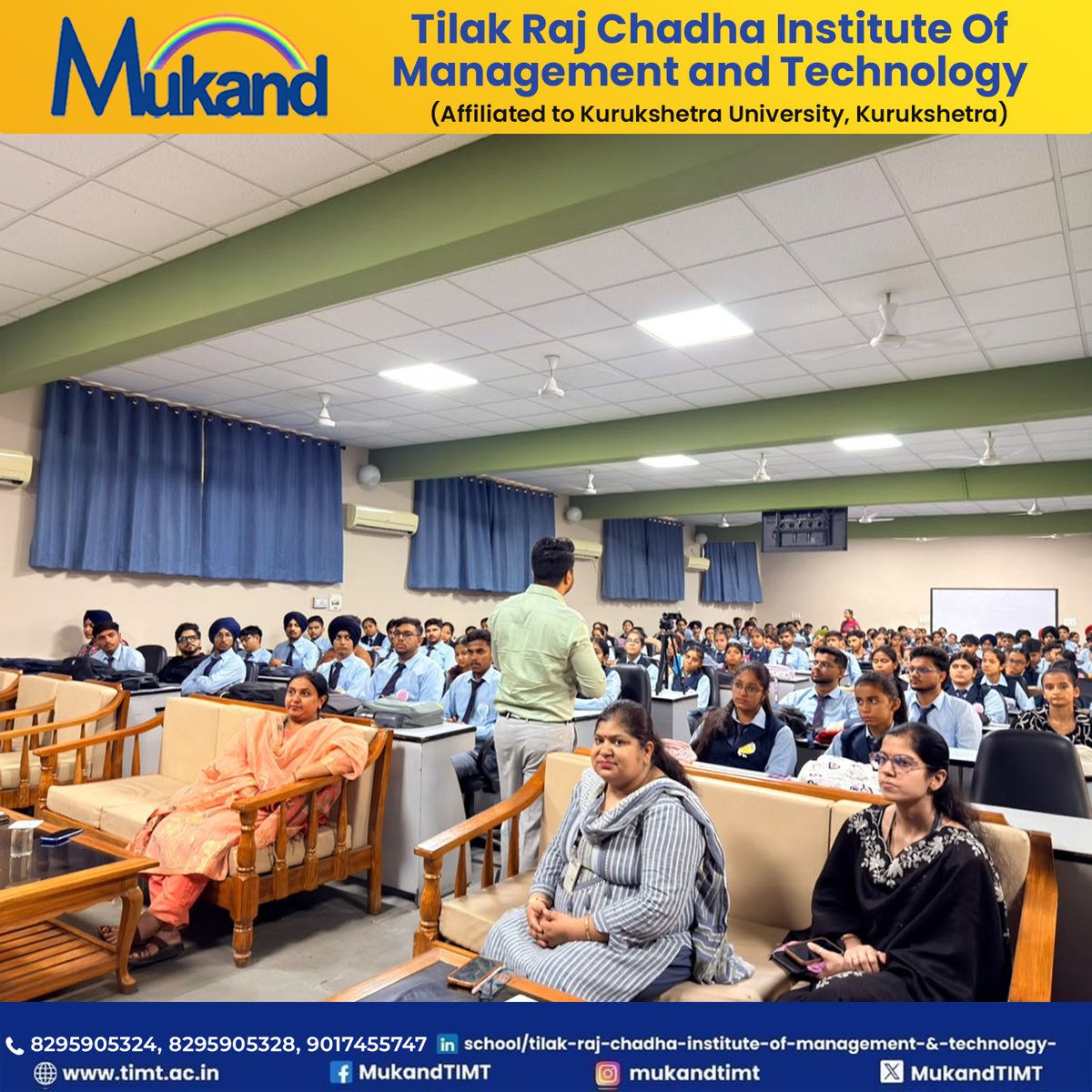 MukandTIMT's tweet photo. A big thanks to Mr. Dinesh Thakur, Managing Director, Kreativan Technologies, for sharing his expertise and practical insights
#TIMT #MukandGroup #GuestLecture #DataAnalytics
#BBA #MBA #ArtificialIntelligence #LearningBeyondClassroom #StudentDevelopment https://t.co/W0u2Tux8Pl