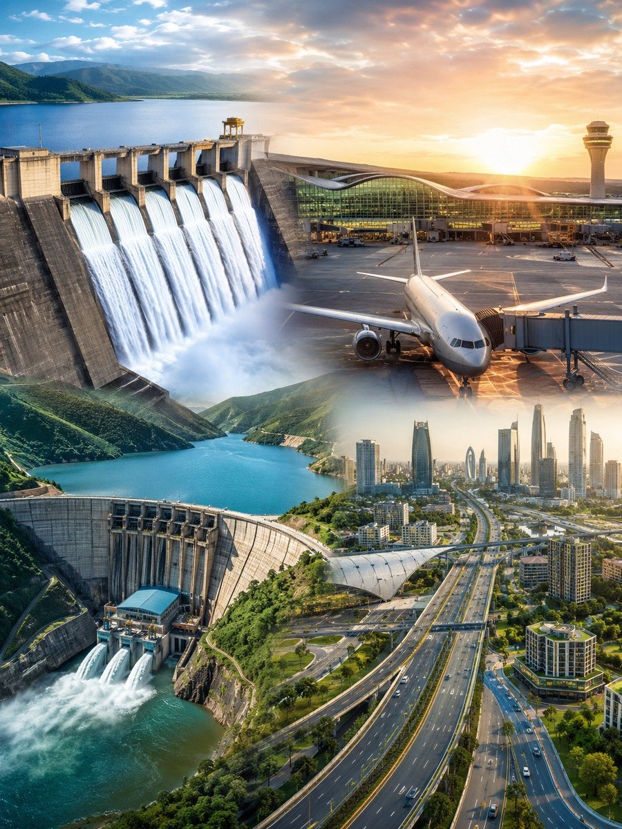 solomonyafet072's tweet photo. The completion of the GERD is only the beginning. With the massive Bishoftu International Airport, the Koysha Dam, and smart urban corridors, we are constructing a world-class gateway for global trade.
#InfrastructurePowerhouse #GERD #SmartEthiopia @AbiyAhmedAli https://t.co/83fmUrf6jL