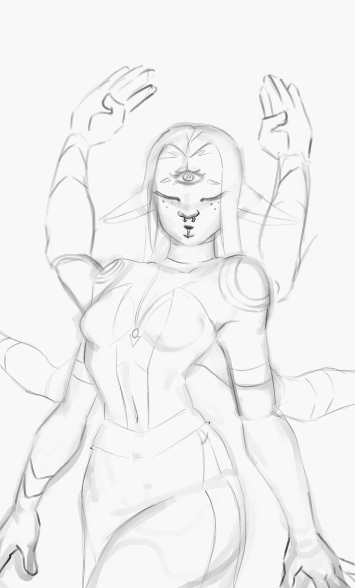 99sevak_'s tweet photo. Artfight sketch wip https://t.co/Oy9L3FSHLP
