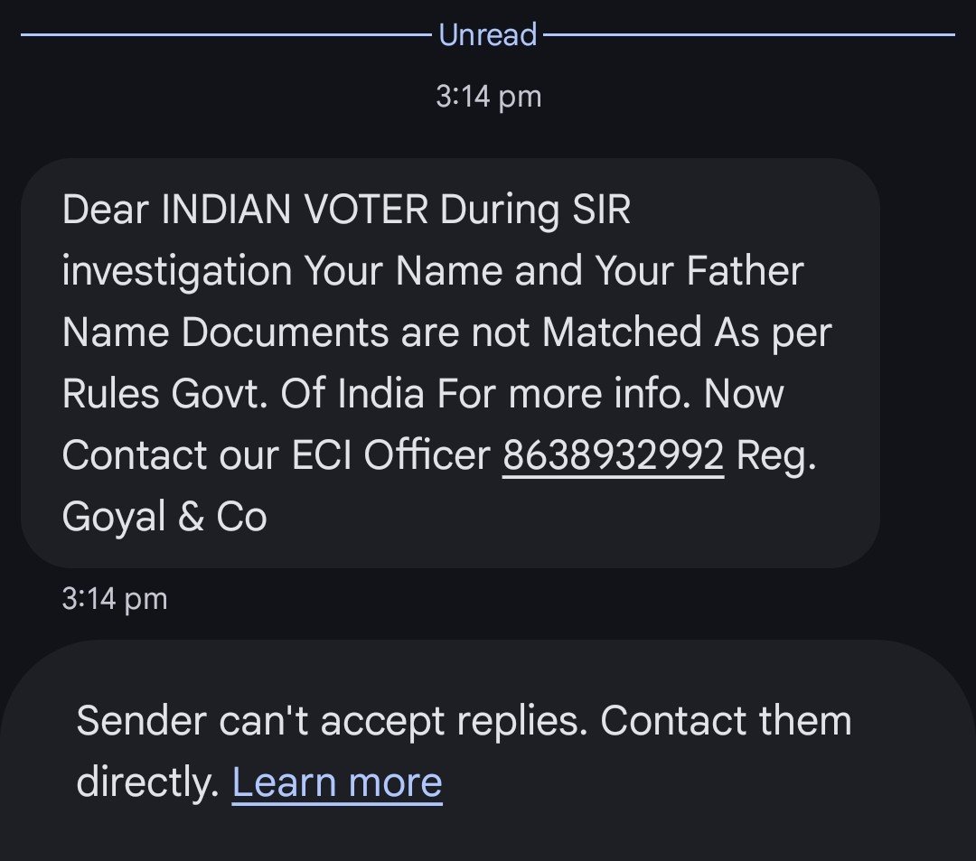 koolfsk's tweet photo. @ECISVEEP @SpokespersonECI is this fake? https://t.co/1BWzMoFqDF