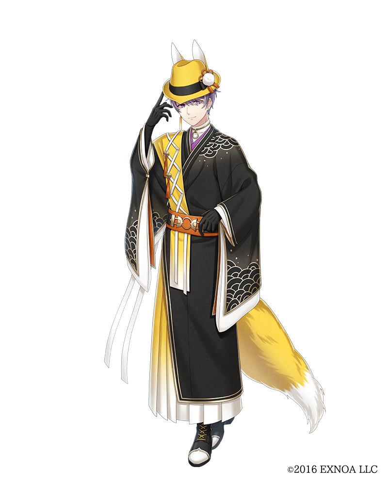 BunAl_PR's tweet photo. 【限定召装　 人ト狐】
今回の限定召装で登場する、文豪風和装を公開いたします。
宮沢賢治
北原白秋
小川未明
#文アル https://t.co/2Pu1HuKTN9