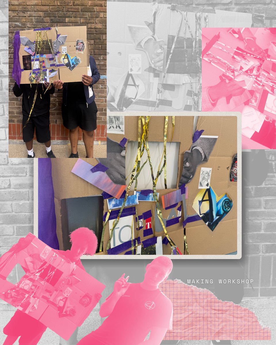 MorpethSch's tweet photo. Students enjoyed getting creative with different materials at a recent workshop at Autograph Gallery, Shoreditch. https://t.co/tVGs4PjECh