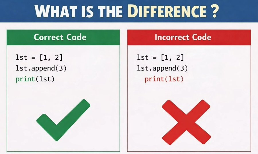 GoPythonic's tweet photo. What is The Difference? Comment The Output https://t.co/2zF71gDFvw