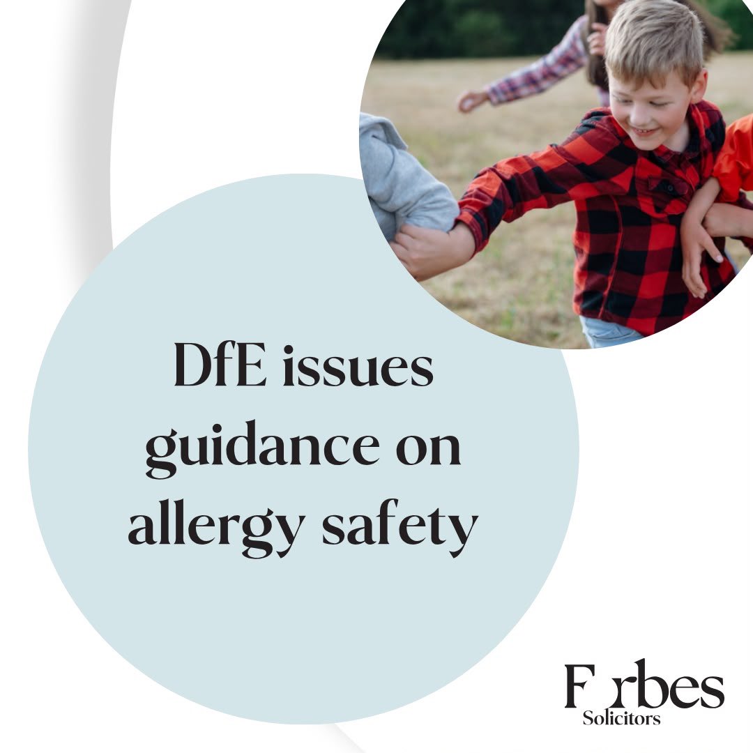 Forbes_Edu's tweet photo. From September, new Department for Education guidance will require schools, colleges and early years settings to strengthen their approach to allergy safety.
Read our guidance on the key requirements and steps education providers should be taking now: https://t.co/gviBMDbMD9 https://t.co/qtsMvXyI4P