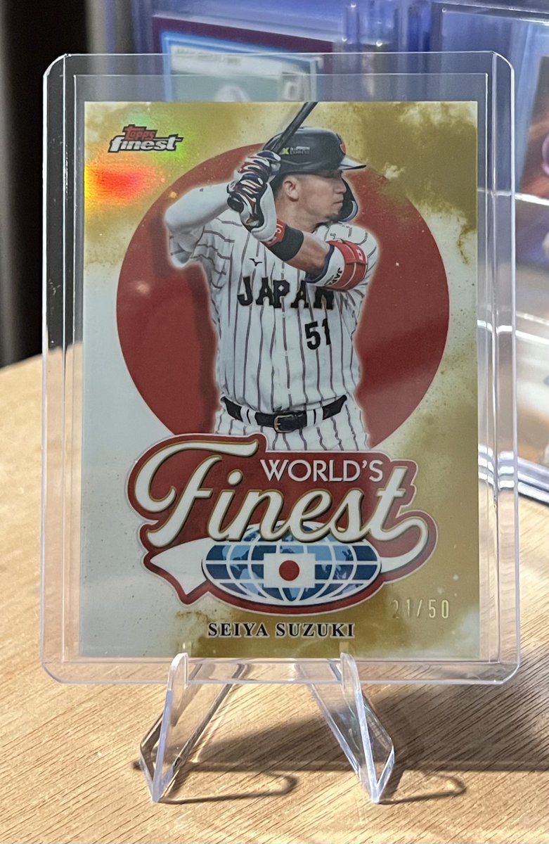 2026 Topps Finest⚾️ Seiya Suzuki, Chicago Cubs World's Finest