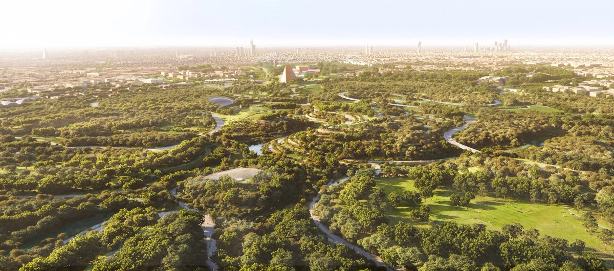 amusementlogic's tweet photo. Riyadh, in Saudi Arabia, is preparing to cool its streets and buildings
“One of the world's most ambitious metropolitan-scale urban cooling initiatives”.
👉 https://t.co/RuNU9fw1e0
🌆 #riyadh #saudiarabia #urbancooling #sustainability #architecture #climate https://t.co/KdDOTTeqNR