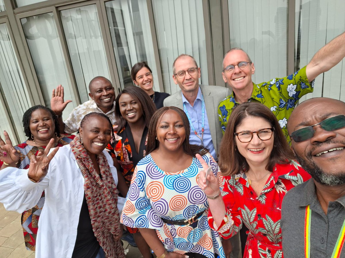 EUinKenya's tweet photo. Fashion Friday at the EU Delegation! This is how we end the week, celebrating made in Kenya. 

Ni furahi day!

#FurahiDay #EUinKenya

 🇪🇺🤝🇰🇪 https://t.co/OBNw8QTMzw