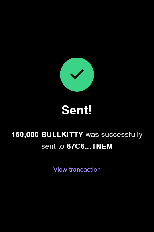 BullKittySolana's tweet photo. 🚨 $SOL addresses ONLY! ‼️

🎁 First 200 wallets receive $BULLKITTY

🔔 Must follow and RT Pinned
  
💬 Drop your $SOL wallet address below.

💰 Buy $BULLKITTY: https://t.co/StsqWI7Bwr https://t.co/1kOSIJXckf