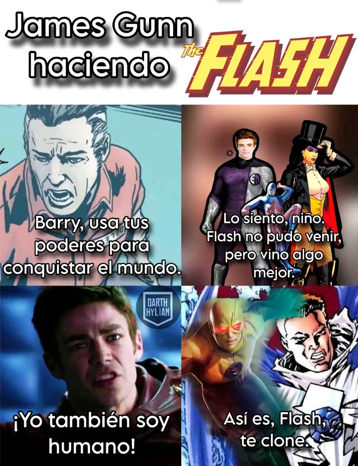 Lesterocsj's tweet photo. James gunn como siempre siendo burla mundial 💪😏 #superman #restorethesnyderverse #flash #dc https://t.co/7QvRJaKRYx