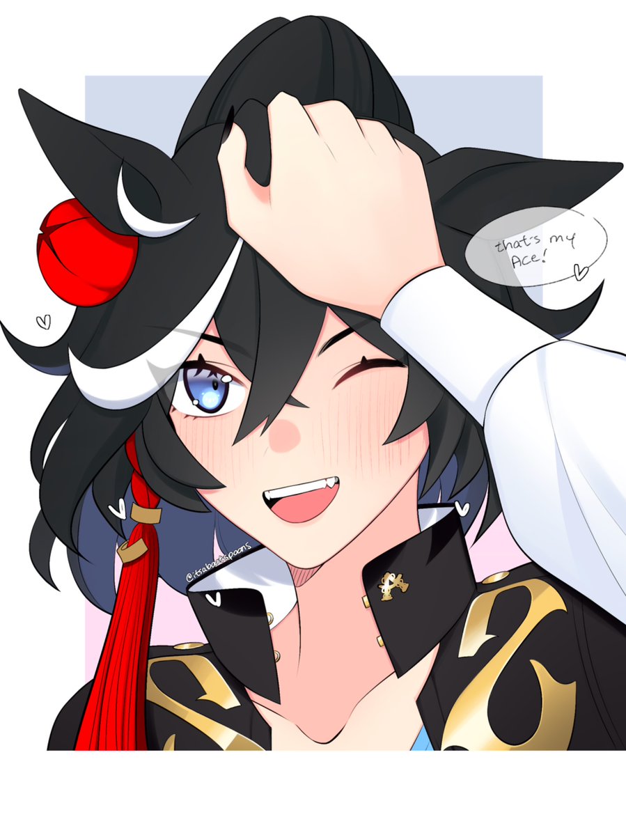 itsaboutspoons's tweet photo. headpats for ace !! 🅰️💕 https://t.co/btJUNZ4dc8