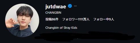 3594_5x's tweet photo. Changbin's Instagram has officially reached 11.11 million followers! 🎉 https://t.co/GY6BGNcdSY