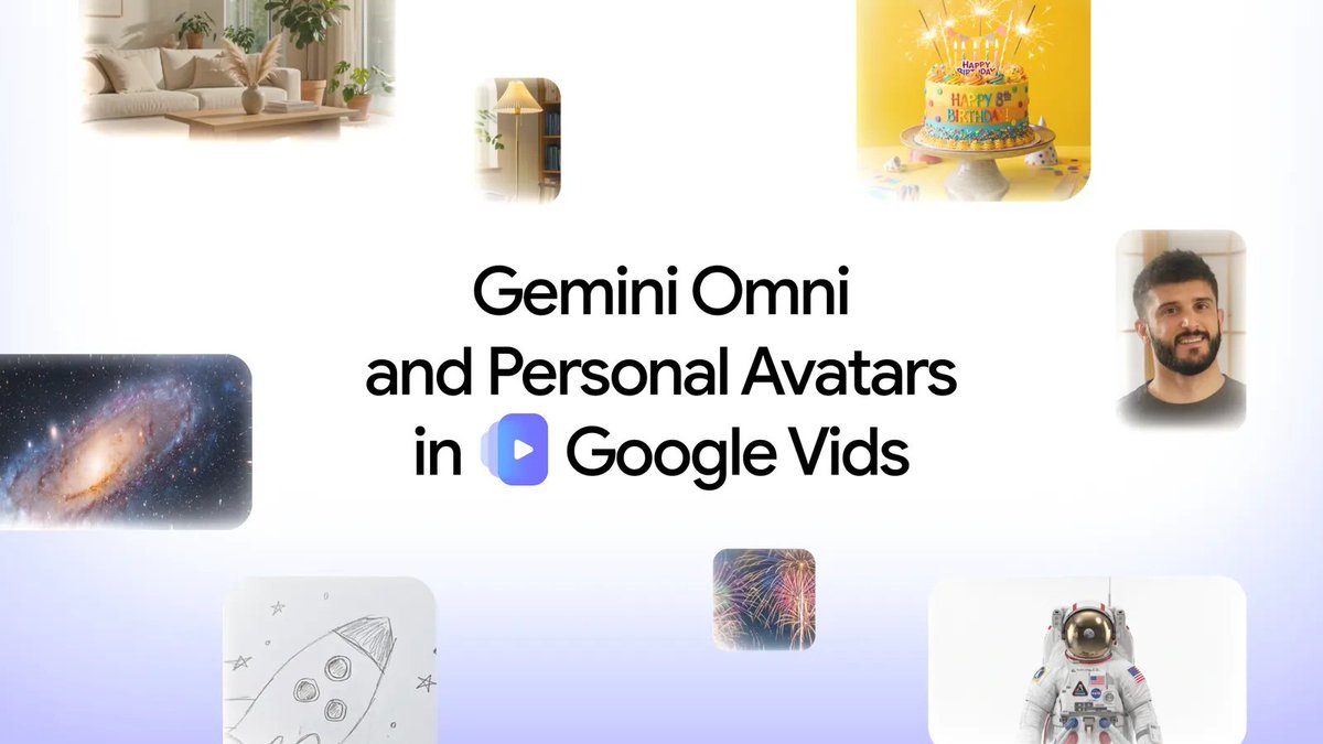 _techibee's tweet photo. 🚨 Google made AI videos a LOT more interesting.

Gemini Omni can now:
• Generate videos from text + images
• Edit videos with simple chat prompts
• Create your own AI avatar using just a selfie + voice sample

No camera. No reshoots. Just type what you want.
We're moving from AI assistants to AI creators.

Would you use this?

#Google #Gemini #AI #Tech #ArtificialIntelligence