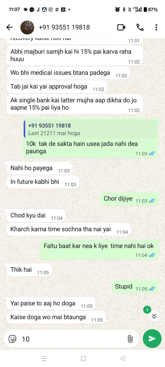 nilabjosvpn's tweet photo. Your collection agent avinash is continuously harassing me through repeated calls despite being informedabout my financial situation. Kindly stop this harassment immediately and take strict action. agent Mob 9355119818#StopHarassment #RBI #NODAL https://t.co/Vrq02yRnmP