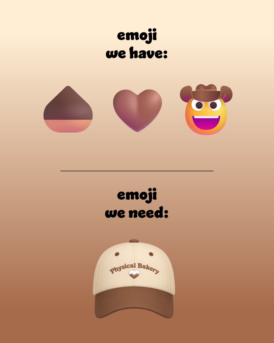 Physical_Bakery's tweet photo. emoji we need https://t.co/XLE87JTkRl