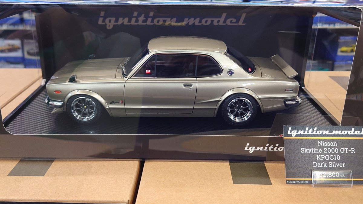 tamtamsagami's tweet photo. 【ミニカー | #ignitionmodel】新作入荷!
1/18 Nissan Skyline 2000 GT-R (KPGC10) Dark Silver
¥52,800税込
などなど
どれも1点のみの入荷です!
ご来店お待ちしてます!
#タムタム相模原店😃 https://t.co/ZsuzdKTEio